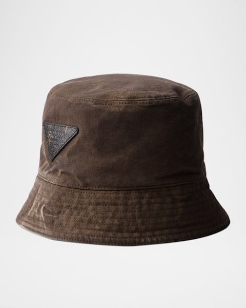 Men's Crochet Bucket Hat