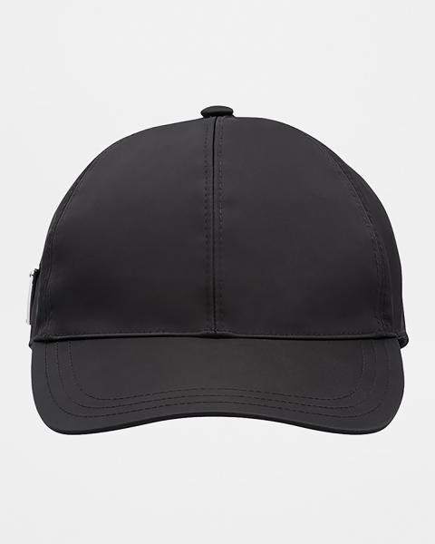Prada Men's Tessuto Triangle Logo Re-Nylon Flat Cap | Neiman Marcus