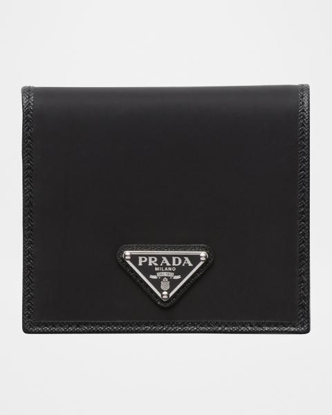 Prada Men's Brique Saffiano Leather Top-Handle/Crossbody Bag