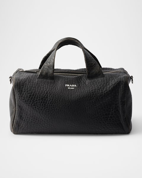 PRADA＊Small nappa leather duffle bag ダッフルバッグ＊送料込 Prada Small Nappa Leather Duffle Bag | Neiman Marcus