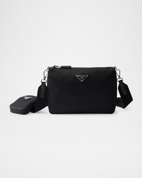 Amiri Men's Bones Stacked Crossbody Bag | Neiman Marcus