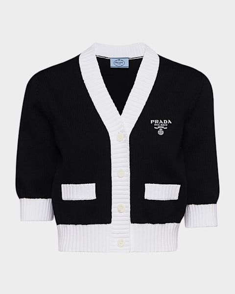 Cropped Cardigan Black - Theory Women