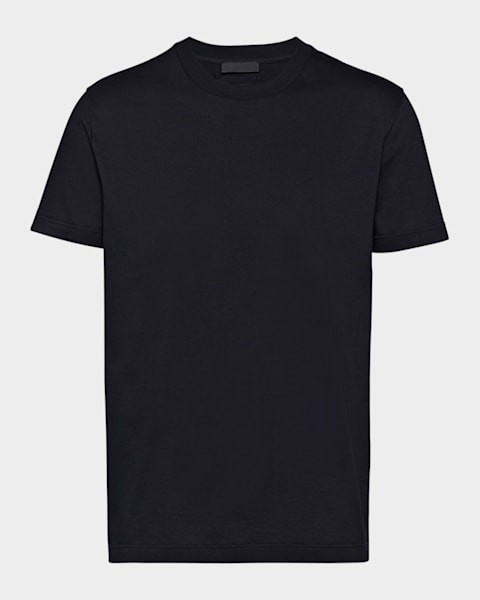 Prada Men's Jersey Logo Graphic T-Shirt | Neiman Marcus