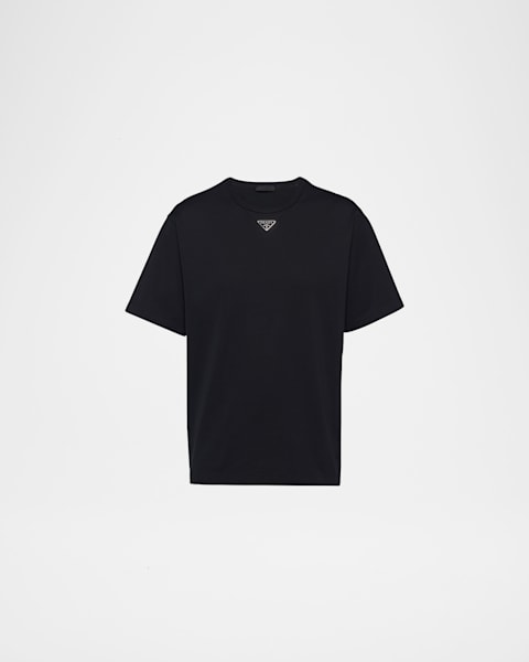 Tシャツ・カットソー PRADA  Crest Cotton T-Shirt Prada Men's Crest Jersey T-Shirt | Neiman Marcus