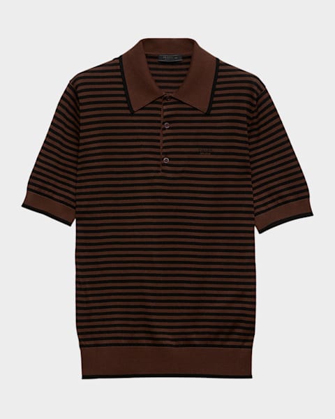 トップス PRADA polo shirt Black Piqué polo shirt | PRADA