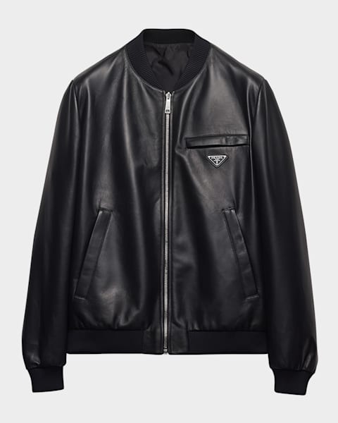 Prada Men's Re-Nylon Track Jacket | Neiman Marcus