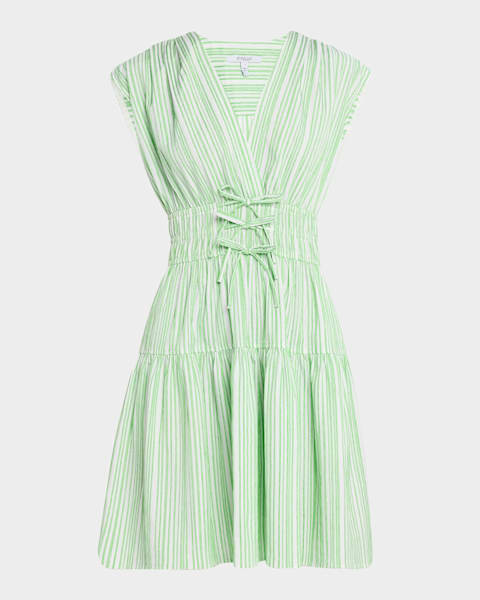 Haley Short-Sleeve Maxi Shirtdress