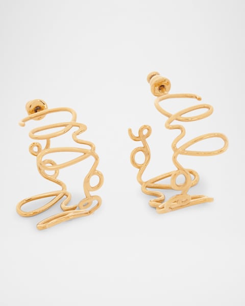 Mega Barrow Hoop Earrings