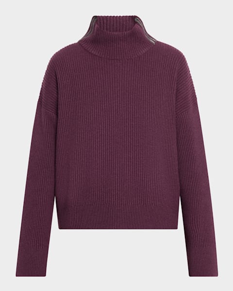 Brunello Cucinelli Lurex Cashmere and Silk Boatneck Sweater