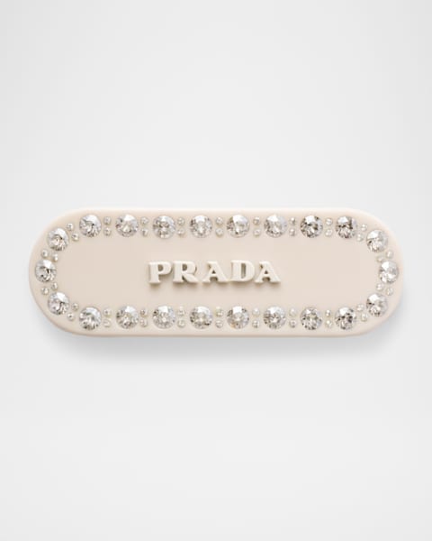 ★PRADA Re-Nylon HAIR CLIP ヘアクリップ Prada Re-Nylon ヘアクリップ | ブラック | FARFETCH JP