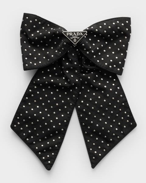 Prada Suede Hair Bow | Neiman Marcus