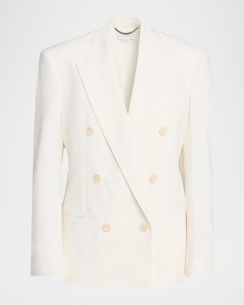 BCBGMAXAZRIA Satin-Lapel Tux Blazer | Neiman Marcus display picture 3
