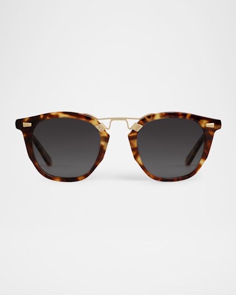 Bowery Nylon Acetate Cat-Eye Sunglasses 
