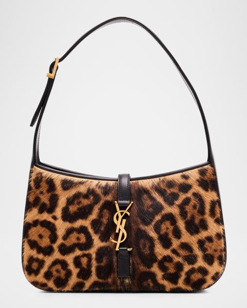 Dolce&Gabbana Vittoria Cheetah-Print Pony Hair Shoulder Bag