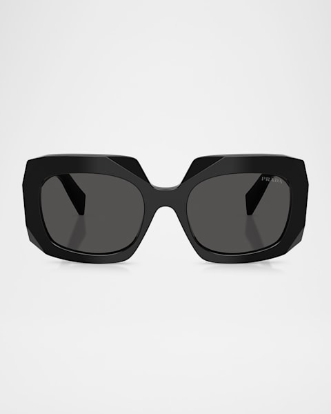 Prada Oversized Acetate Cat-Eye Sunglasses | Neiman Marcus