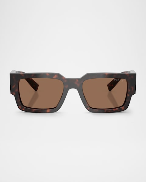 Prada Men's PR B17S Rectangular Sunglasses | Neiman Marcus