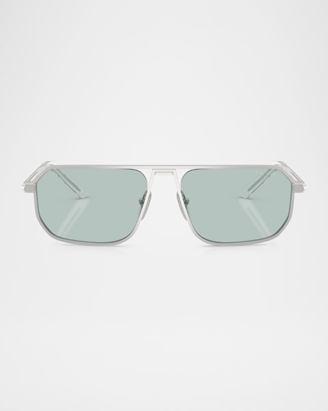 Men's Polarized Acetate Round Sunglasses
