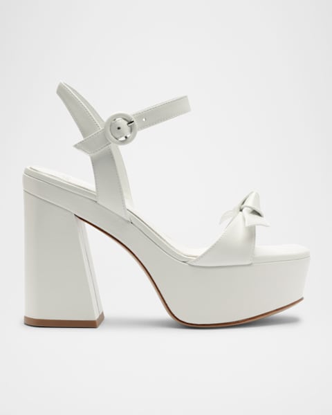 Sacaria 120mm Pearly-Stud Platform Sandals