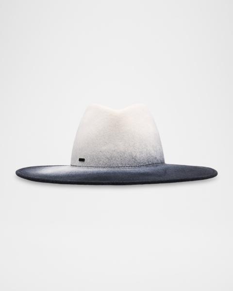Rag & Bone Wool Fedora With Leather Band | Neiman Marcus display picture 2