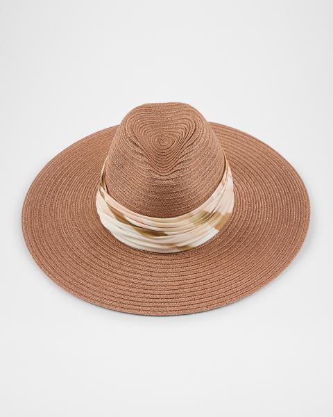 Janessa Leone Judith Packable Fedora Hat | Neiman Marcus display picture 1