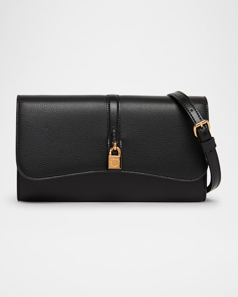 Stella McCartney Mini Falabella Eco Shiny Dotted Chamois Bag