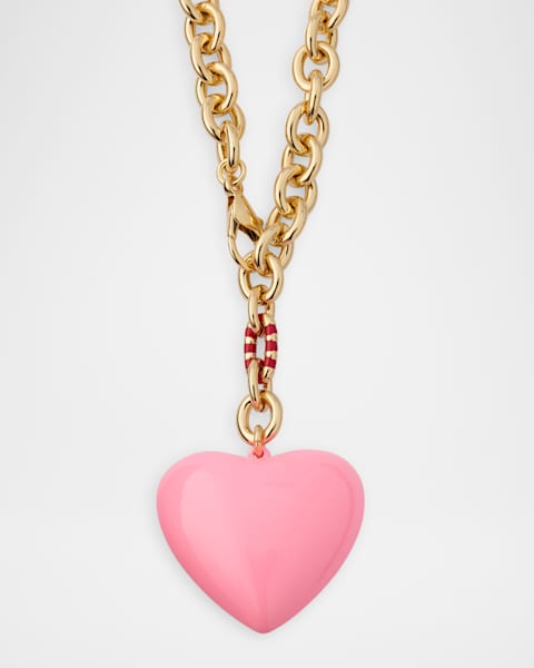 【Roxanne Assoulin】ミニパフィーハートネックレス The Mini Puffy Heart Necklace in Gold – Roxanne Assoulin