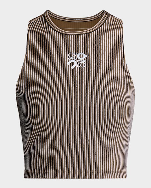 Zimmermann Lucky Metallic Racer Tank Top | Neiman Marcus
