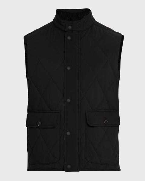 Ralph Lauren Purple Label Men's Leyland Quilted Vest | Neiman Marcus