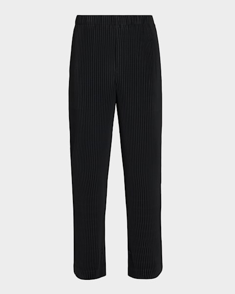 HOMME PLISSÉ ISSEY MIYAKE Homme Plissé Issey Miyake Men's' Pleated Pants in Black | LN-CC®