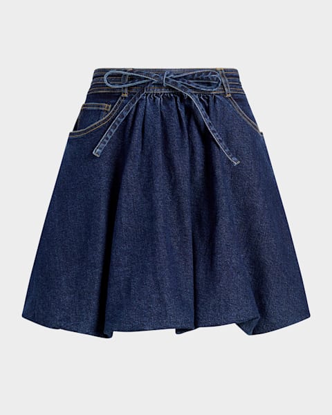 A.L.C. Holly Embellished Bubble Mini Skirt | Neiman Marcus