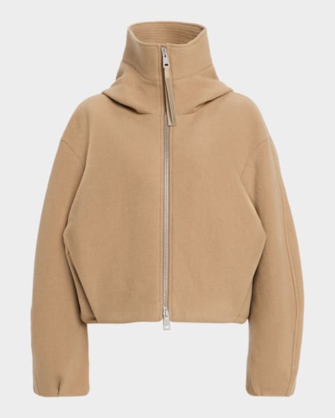 Re-Nylon Hooded Down Jacket