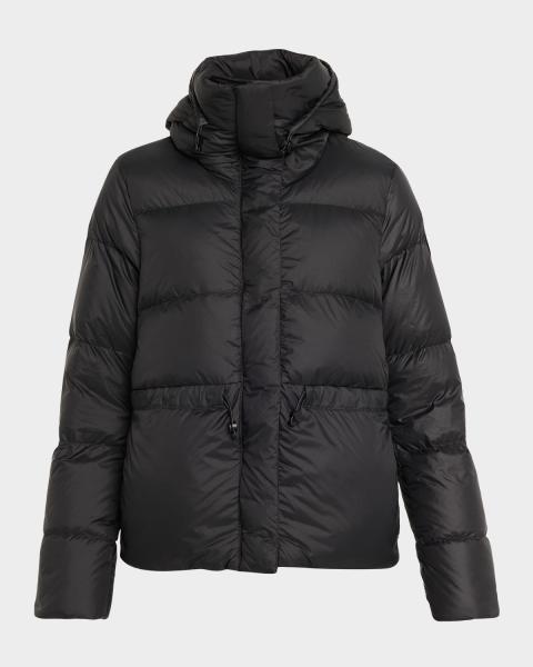 Prada Re-Nylon Hooded Down Jacket | Neiman Marcus