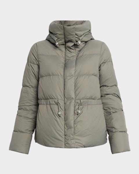 Moncler Hermine Hooded Puffer Jacket | Neiman Marcus