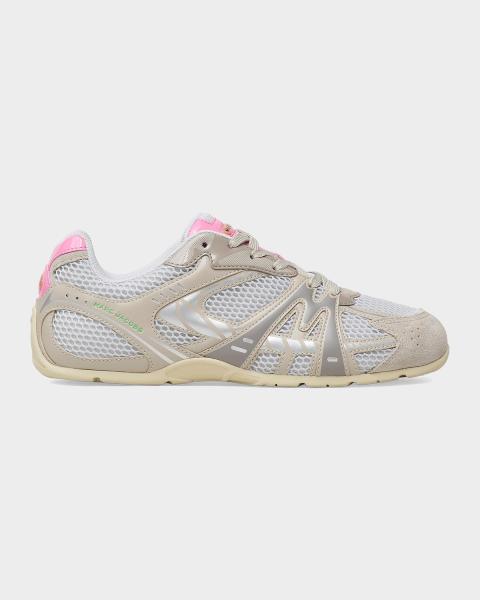 Marc Jacobs Leather Low-Top Logo Sneakers | Neiman Marcus