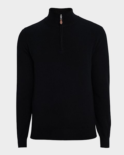 トップス STONE , 01FW FULLZIP KNIT SWEATER Stone Island Men's Knit Quarter-Zip Sweater | Neiman Marcus