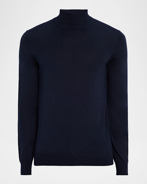 ZEGNA Men's Oasi Cashmere Zip Mock Neck Sweater | Neiman Marcus