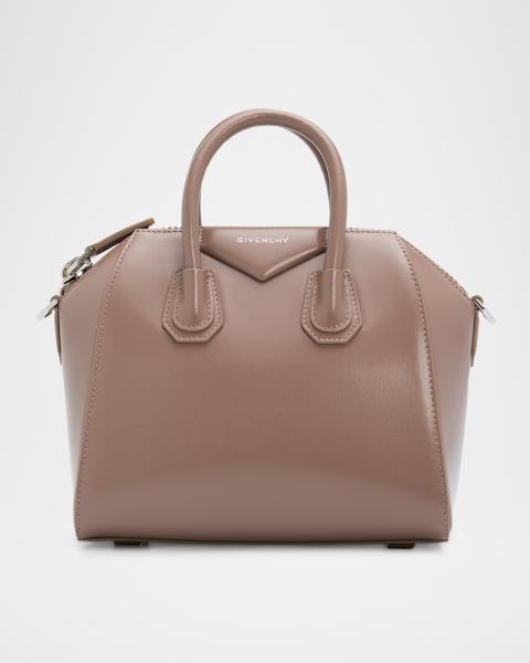 Givenchy Antigona Small Top-Handle Bag in Shiny Tumbled Leather