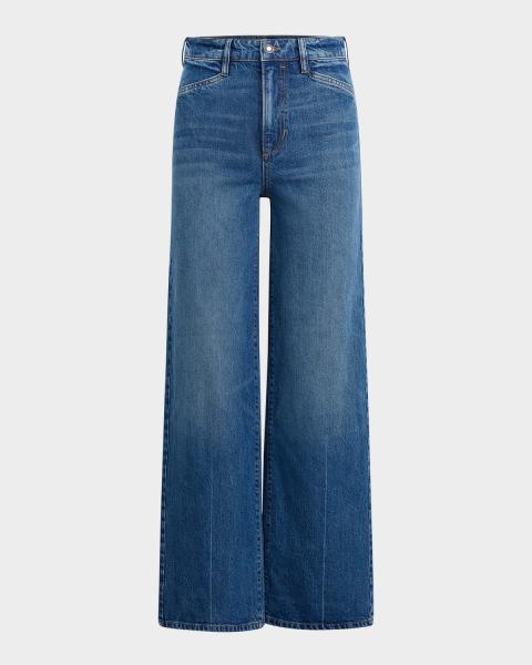 Victoria Beckham Alina Front Pocket Flare Jeans | Neiman Marcus