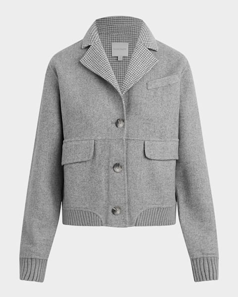 Golden Goose Nancy Denim Bomber Jacket | Neiman Marcus