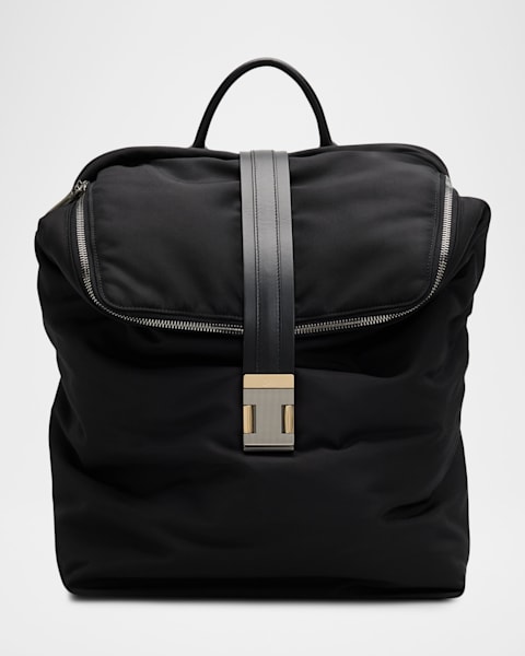 Christian Louboutin Men's Funky Spikes Leather Backpack | Neiman