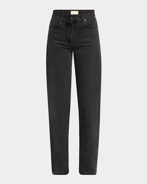 THE ROW Lesley Cropped Jeans | Neiman Marcus