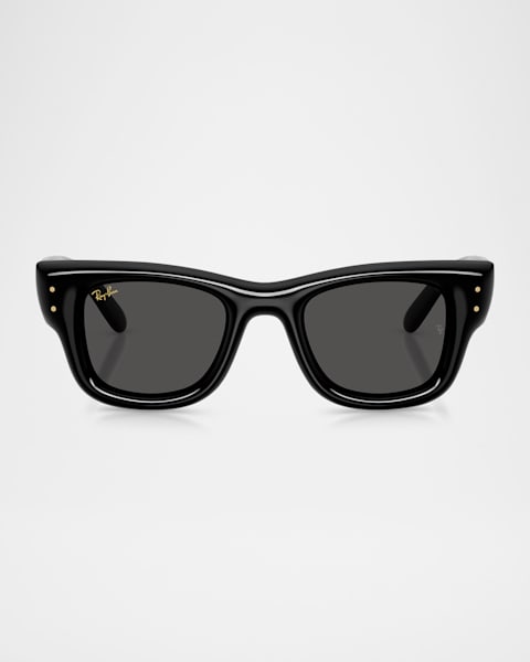 ★限定！RB0840SF-6826J5★A$AP Rocky × Ray-Ban Ray-Ban Men's RB0840S Mega Wayfarer A$AP ROCKY Blacked Out