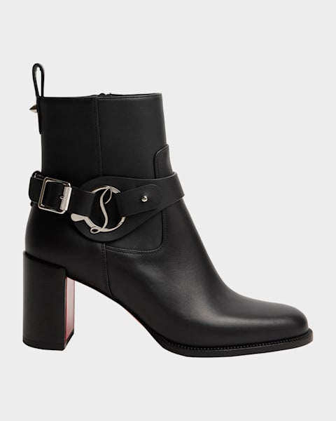 Christian Louboutin 70mm Adoxa Zip Ankle Booties | Neiman Marcus