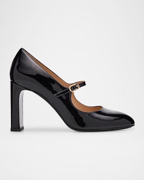 Stuart Weitzman Stuart Tortoise Patent Leather Pumps