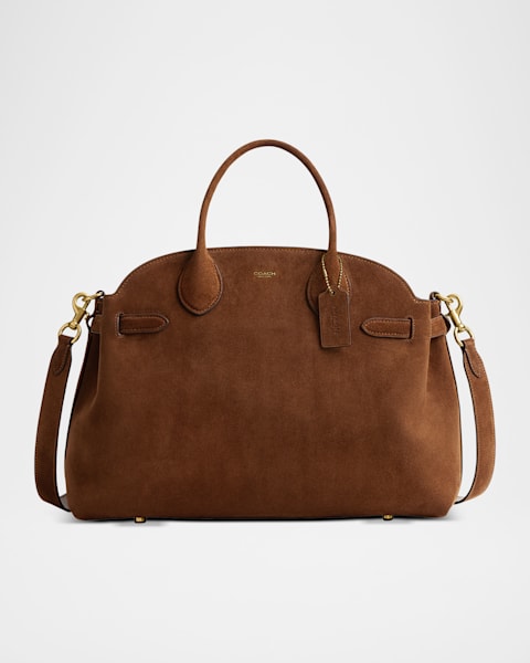 Coach Empire 40 Carryall Leather Top-Handle Bag | Neiman Marcus