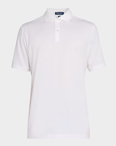 Givenchy Men's 4G Pique Zip Polo Shirt | Neiman Marcus