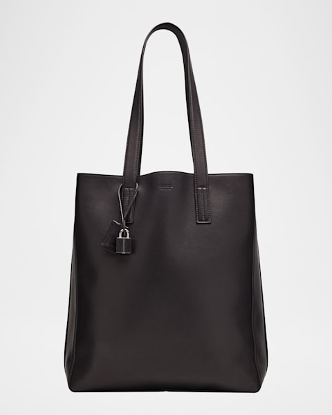 Giorgio Armani Men's Split Leather Tote Bag | Neiman Marcus