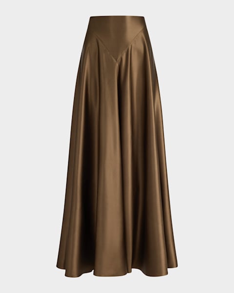 THE ROW Jesto Knit Midi Skirt | Neiman Marcus