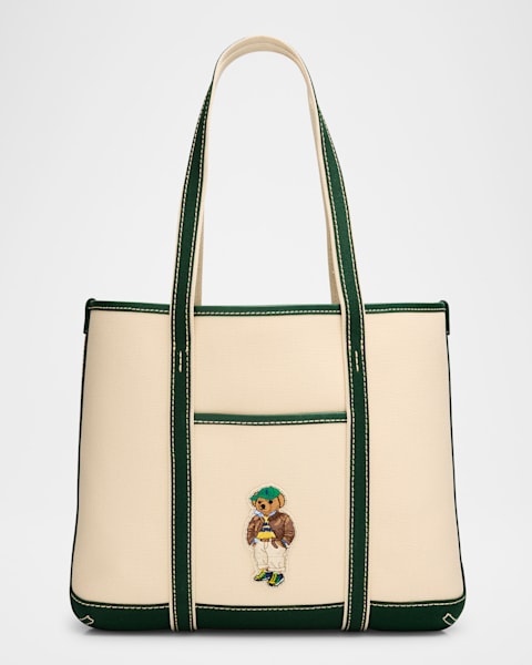 Tory Burch T Monogram Raffia Square Tote Bag | Neiman Marcus