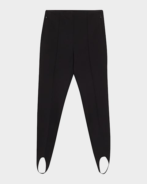 Theory Admiral Crepe Relaxed Straight-Leg Pants | Neiman Marcus